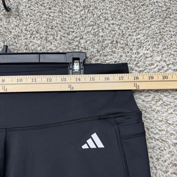 Adidas Optime Leggings Womens 3X Black Plus Size 7/8 Gym Run Training Ladies New - Picture 6 of 16